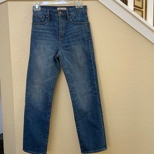 Madewell classic straight jeans